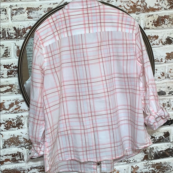 Pink & White Button Down - Picture 7 of 9